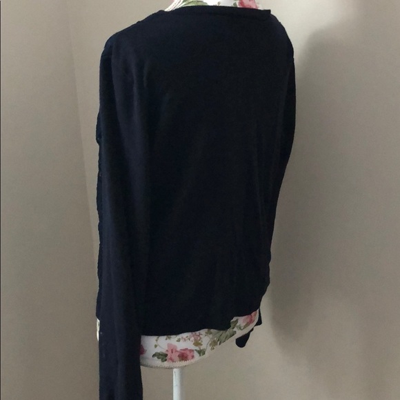 Navy Lace Cardigan - Picture 4 of 4